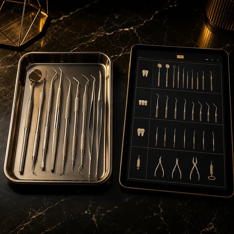 Guide visuel de l'instrumentation dentaire