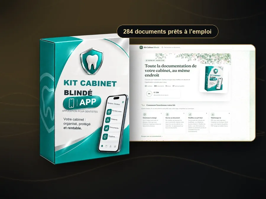 Documents imprimés du kit : protocoles cliniques et liste du matériel de base